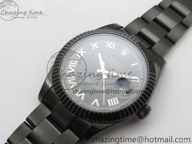 41 on Bracelet VRF A3235 DateJust Markers All Dial Edition Oyster Black Roman PVD PVD Best Black 0204